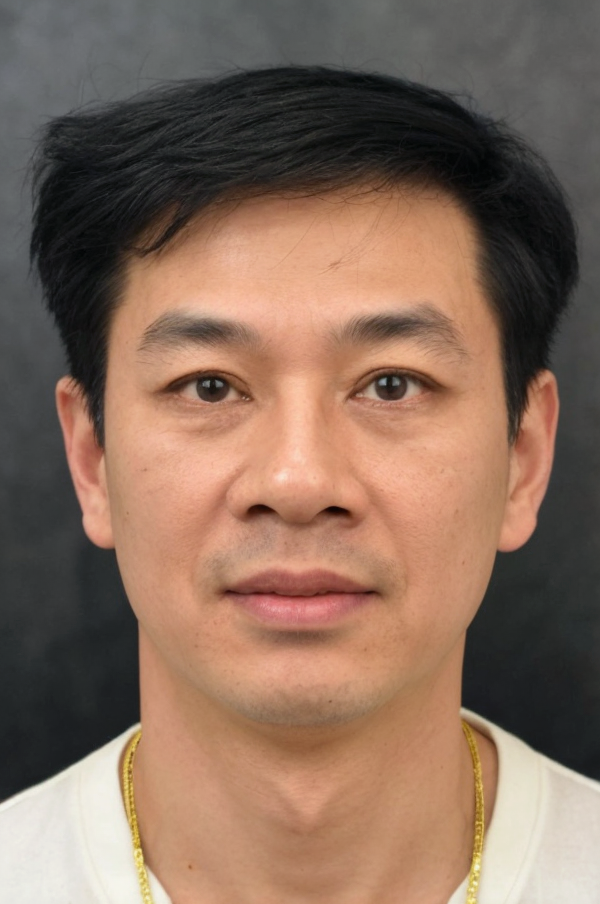 After Facelift surgery result