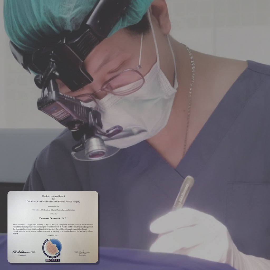 Dr. Palapong Chayangsu International Board Certification